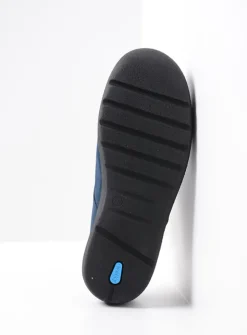 Wolky Holland DB - blauw nubuck<DAMES Slippers|Klompen