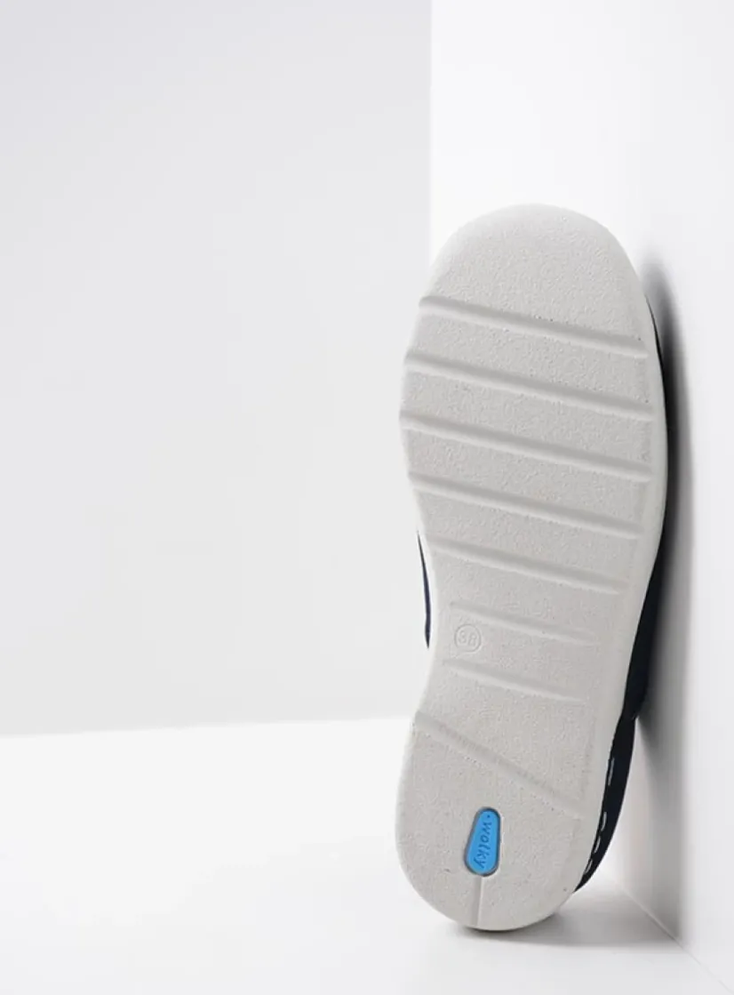 Wolky Holland DB - denim nubuck<DAMES Slippers|Klompen