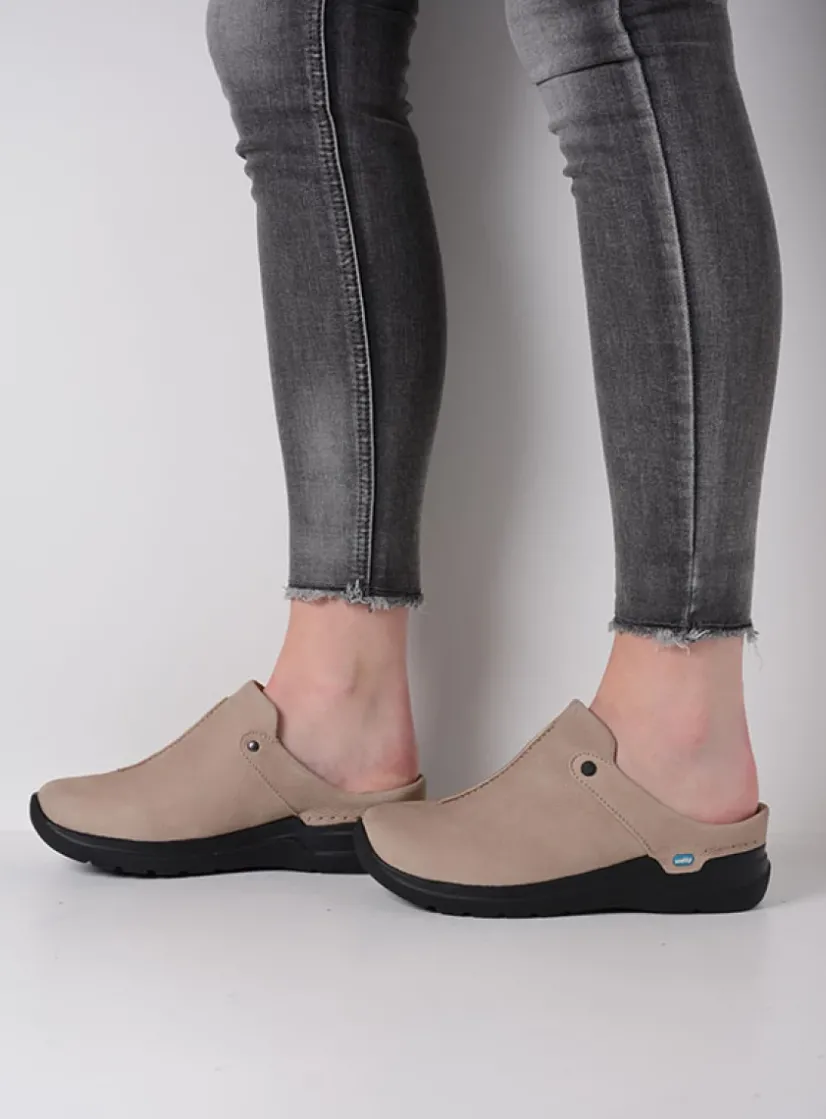 Wolky Holland DB - safari nubuck<DAMES Slippers|Klompen