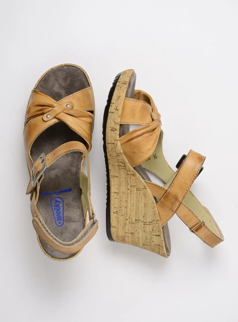 Wolky Ixia 2 - naturel leer<DAMES Sandalen