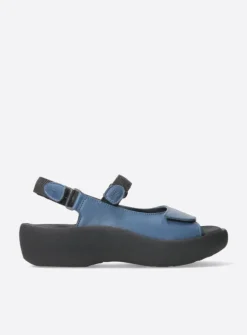 Wolky Jewel - jeans leer<DAMES Sandalen