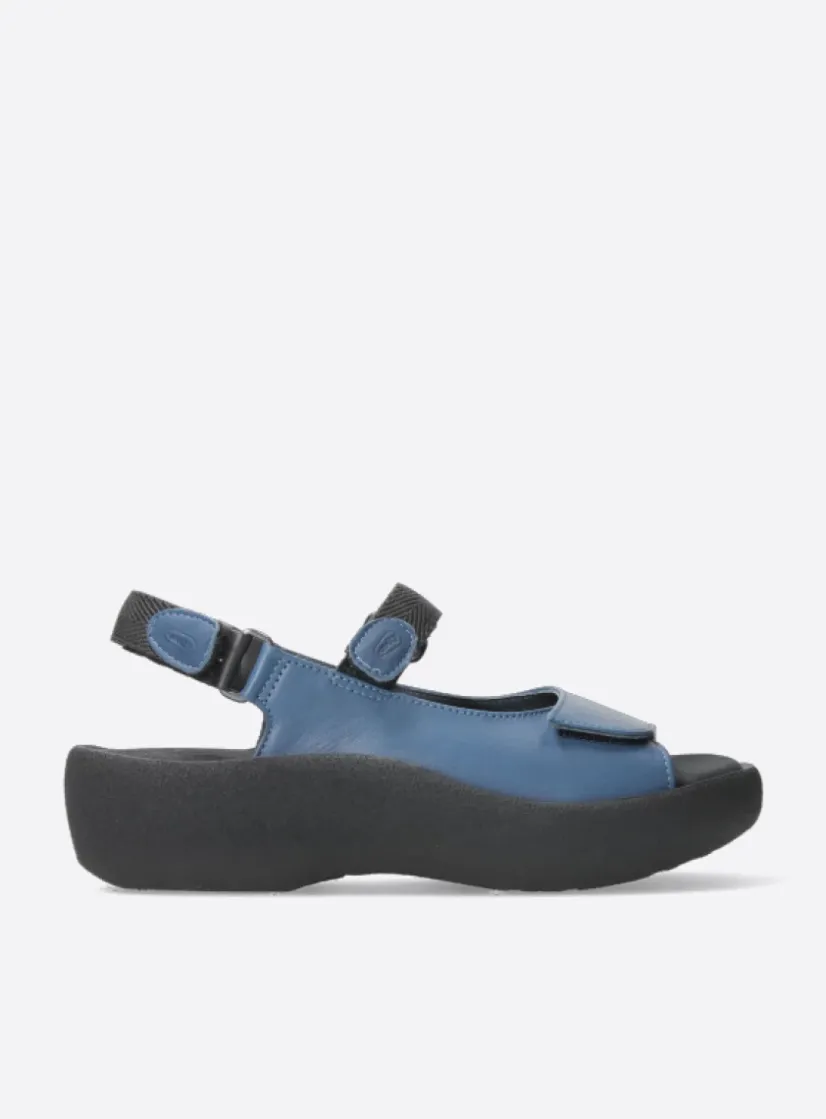Wolky Jewel - jeans leer<DAMES Sandalen