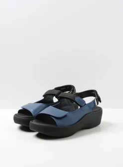 Wolky Jewel - jeans leer<DAMES Sandalen