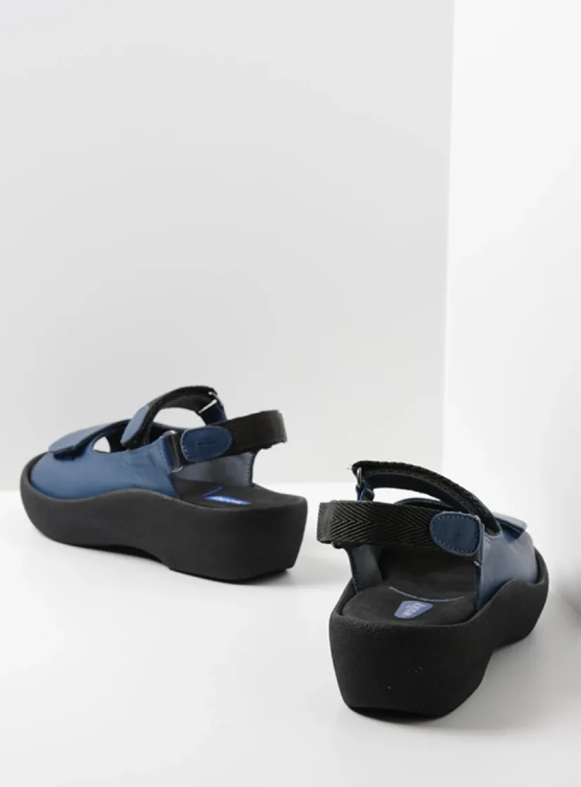 Wolky Jewel - jeans leer<DAMES Sandalen