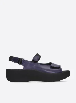 Wolky Jewel - paars leer<DAMES Sandalen