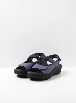 Wolky Jewel - paars leer<DAMES Sandalen