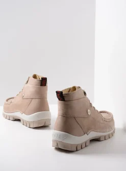 Wolky Jump Summer - safari nubuck<DAMES Hoge Veterschoenen