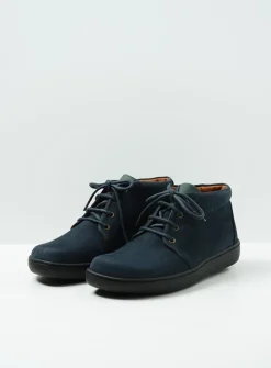 Wolky Kansas Men - blauw nubuck<Heren Veterschoenen Heren|Nette Schoenen Heren