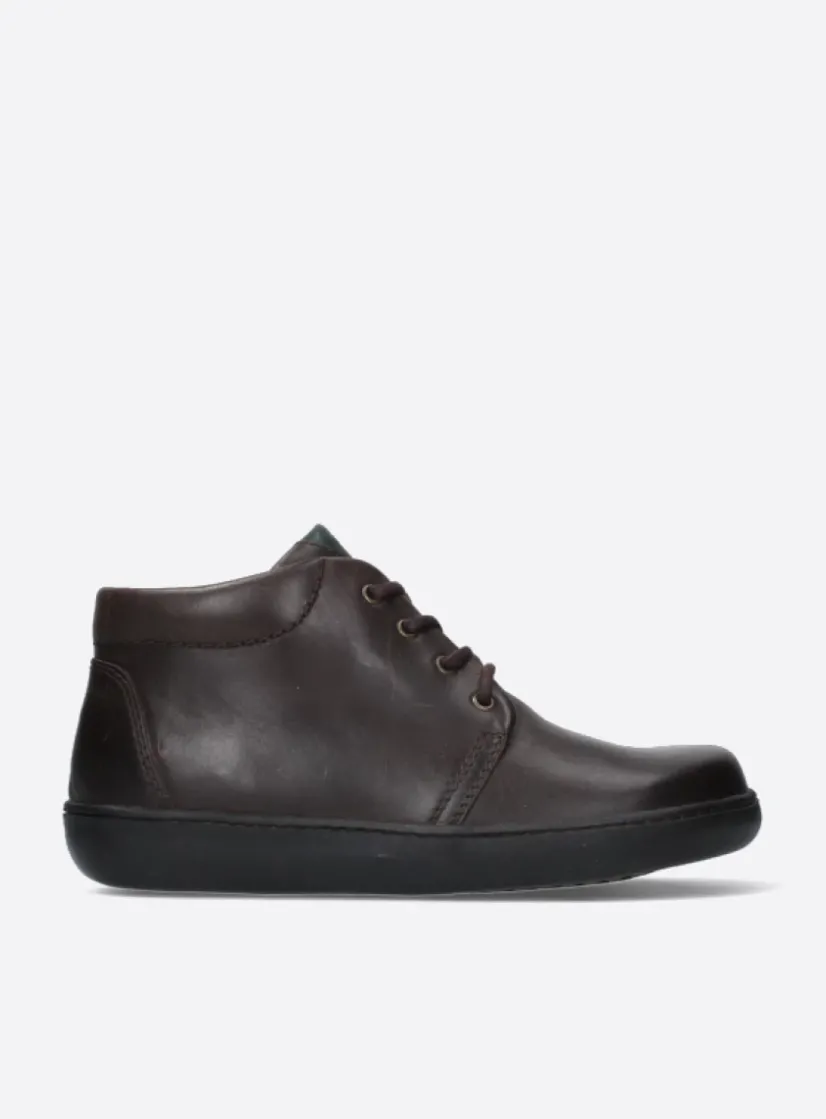 Wolky Kansas Men - bruin leer<Heren Veterschoenen Heren|Nette Schoenen Heren