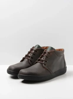 Wolky Kansas Men - bruin leer<Heren Veterschoenen Heren|Nette Schoenen Heren