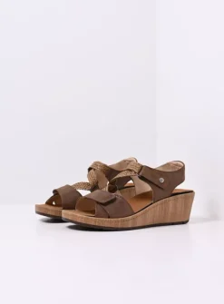 Wolky La Jolla - cederbruin effectleer<DAMES Sandalen