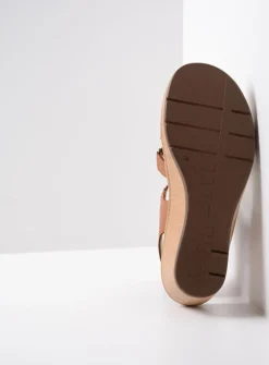 Wolky La Jolla - cognac leer<DAMES Sandalen