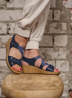 Wolky La Jolla - denim effectleer<DAMES Sandalen