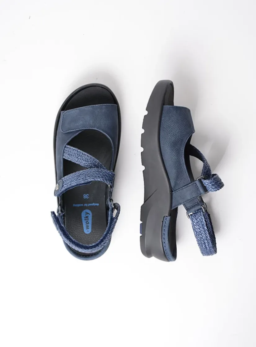 Wolky Lisse - denim nubuck<DAMES Sandalen