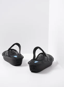 Wolky Martinique - zwart leer<DAMES Slippers