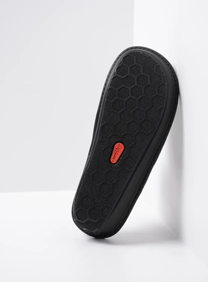 Wolky Martinique - zwart leer<DAMES Slippers