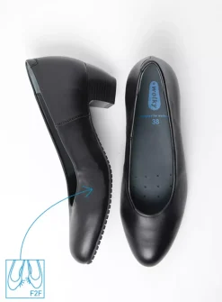 Wolky Mayu F2F - zwart biocare<DAMES Pumps|Instappers