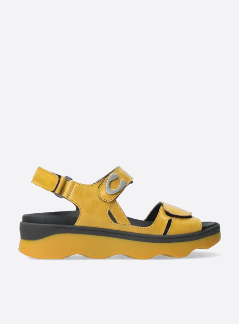 Wolky Medusa - amber leer<DAMES Sandalen