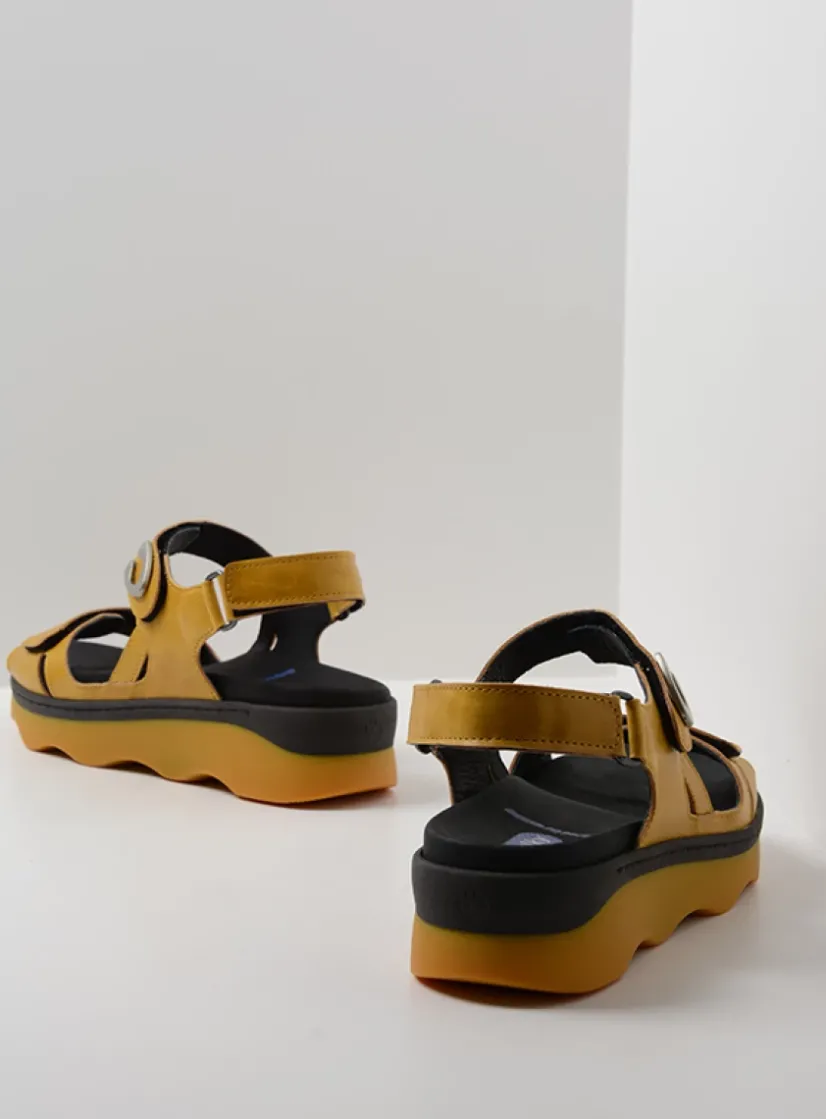 Wolky Medusa - amber leer<DAMES Sandalen
