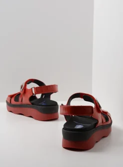 Wolky Medusa - rood leer<DAMES Sandalen