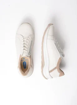 Wolky Milton - gebroken wit/safari nubuck<DAMES Lage Veterschoenen|Wandelschoenen
