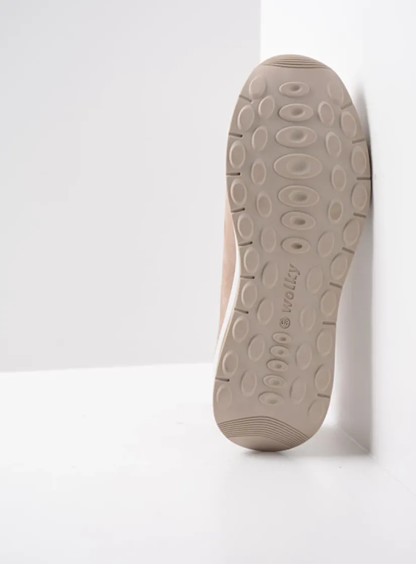 Wolky Milton - safari nubuck<DAMES Lage Veterschoenen|Wandelschoenen