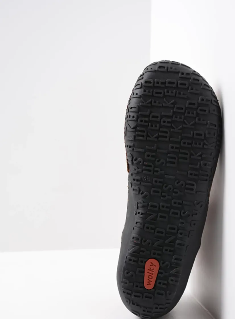 Wolky Mokola - cognac nubuck<DAMES Hoge Veterschoenen|Herfst/Winter