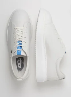 Wolky Move it HV - wit leer<DAMES Lage Veterschoenen|Herfst/Winter