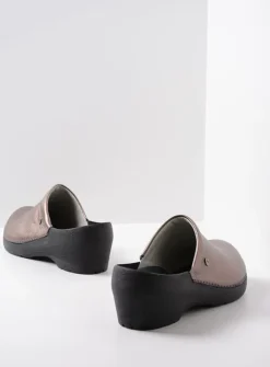 Wolky Multi Clog - brons leer<DAMES Klompen|Herfst/Winter