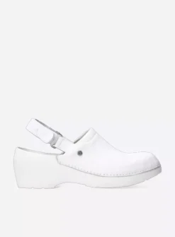 Wolky Multi Strap Clog - wit leer<DAMES Klompen
