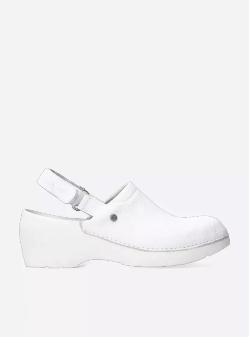 Wolky Multi Strap Clog - wit leer<DAMES Klompen