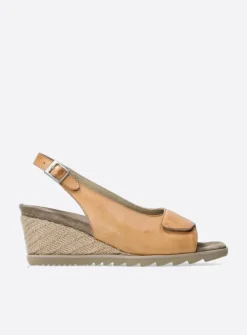 Wolky Murcia - naturel leer<DAMES Sandalen