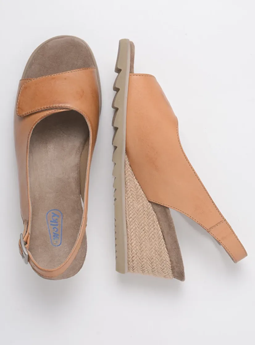 Wolky Murcia - naturel leer<DAMES Sandalen