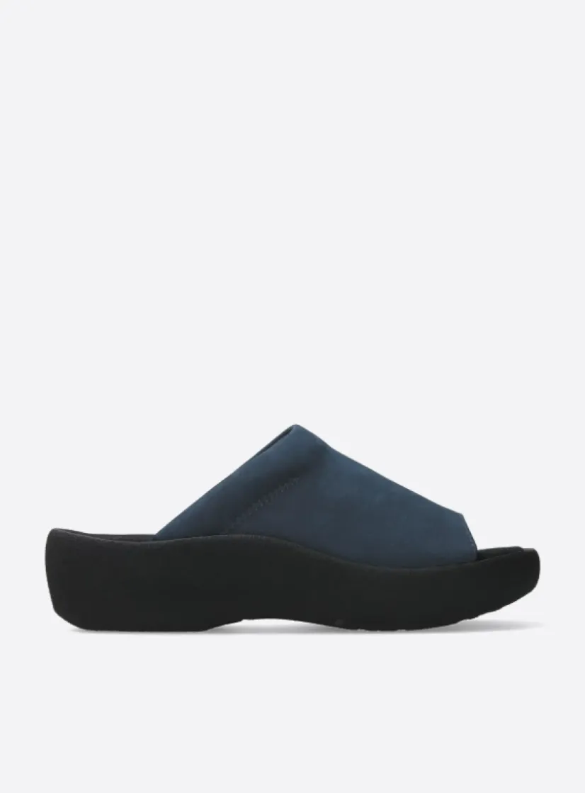 Wolky Nassau - denim nubuck<DAMES Slippers