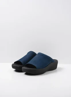 Wolky Nassau - denim nubuck<DAMES Slippers