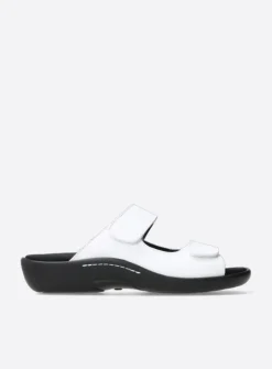 Wolky Nepeta - wit leer<DAMES Slippers