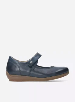 Wolky Noble F2F - denim biocare<DAMES Herfst/Winter|Bandschoenen