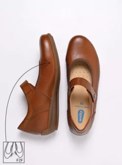 Wolky Noble F2F - naturel biocare<DAMES Bandschoenen|Herfst/Winter