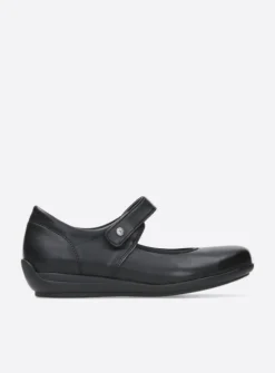 Wolky Noble F2F - zwart biocare<DAMES Herfst/Winter|Bandschoenen