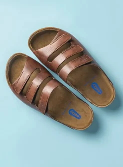 Wolky Nomad - cognac geolied leer<DAMES Slippers