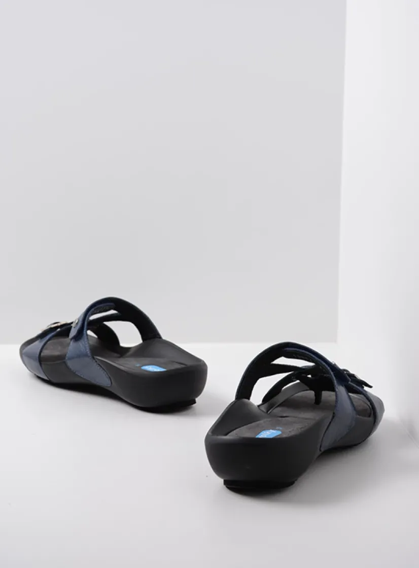 Wolky O'Connor - jeans leer<DAMES Slippers
