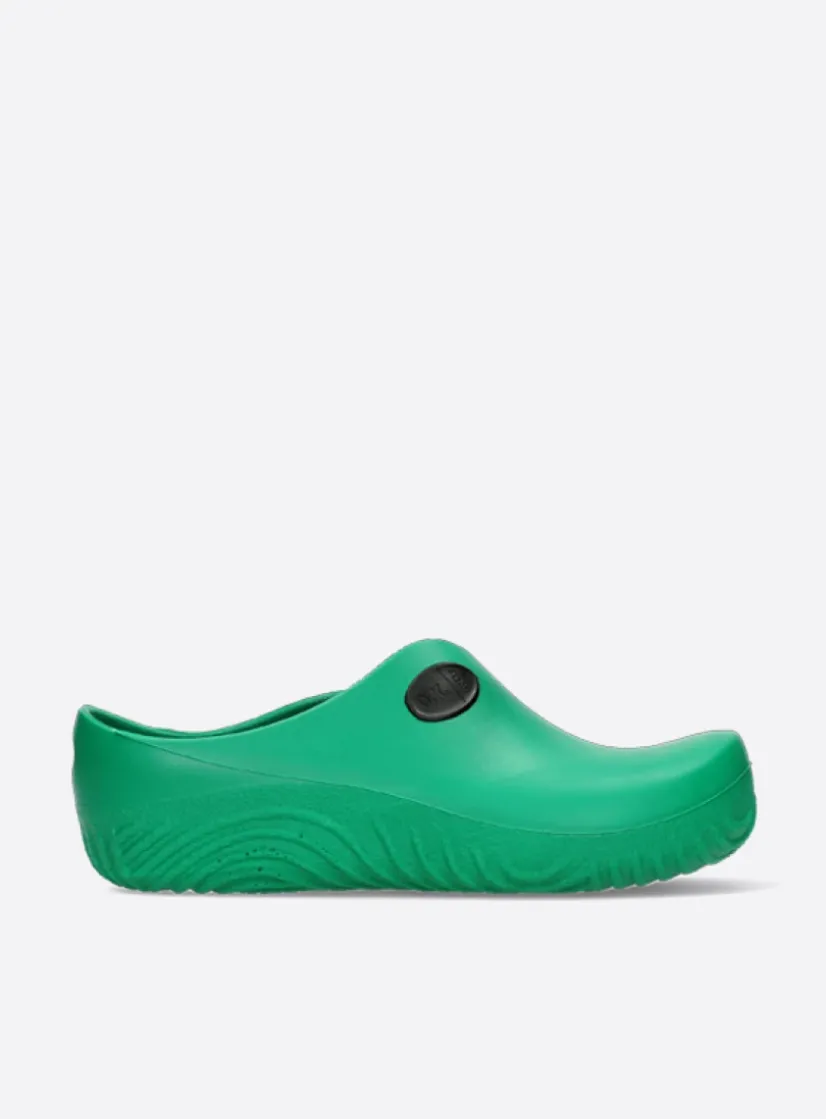 Wolky OK Clog-Klomp - groen fluor PU<DAMES Klompen