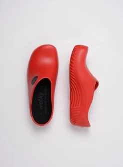 Wolky OK Clog-Klomp - rood PU<DAMES Klompen