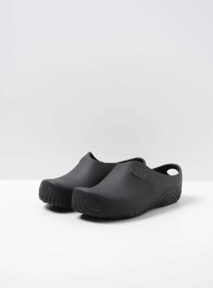 Wolky OK Clog-Klomp - zwart PU<DAMES Klompen