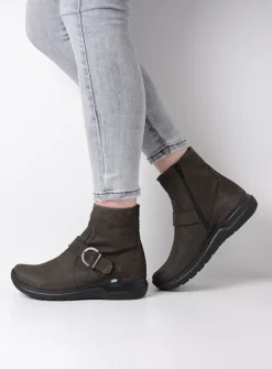 Wolky Okay - asfalt nubuck<DAMES Wandelschoenen|Herfst/Winter