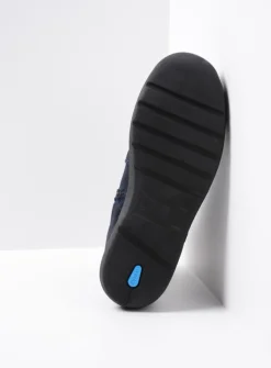Wolky Okay - blauw nubuck<DAMES Wandelschoenen|Herfst/Winter
