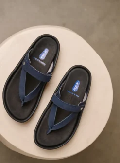 Wolky Peace - blauw nubuck<DAMES Slippers