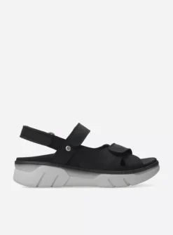 Wolky Rapid - zwart nubuck<DAMES Sneakers