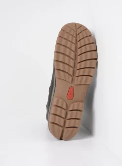 Wolky Reach - asfalt nubuck<DAMES Hoge Veterschoenen|Veterlaarzen