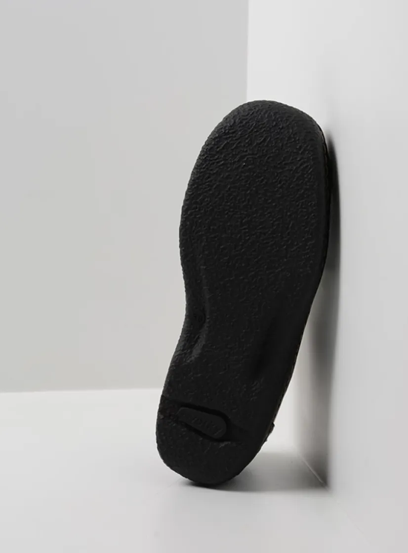 Wolky Roll Shoe - zwart leer<DAMES Lage Veterschoenen